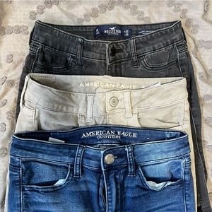 American eagle hi rise skinny jean BUNDLE